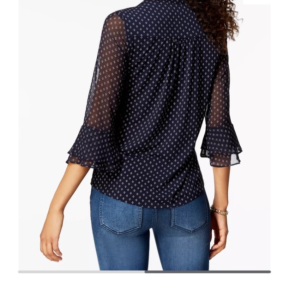 Charter Club / Floral Top / Size Petite Medium / EUC - Picture 5 of 11